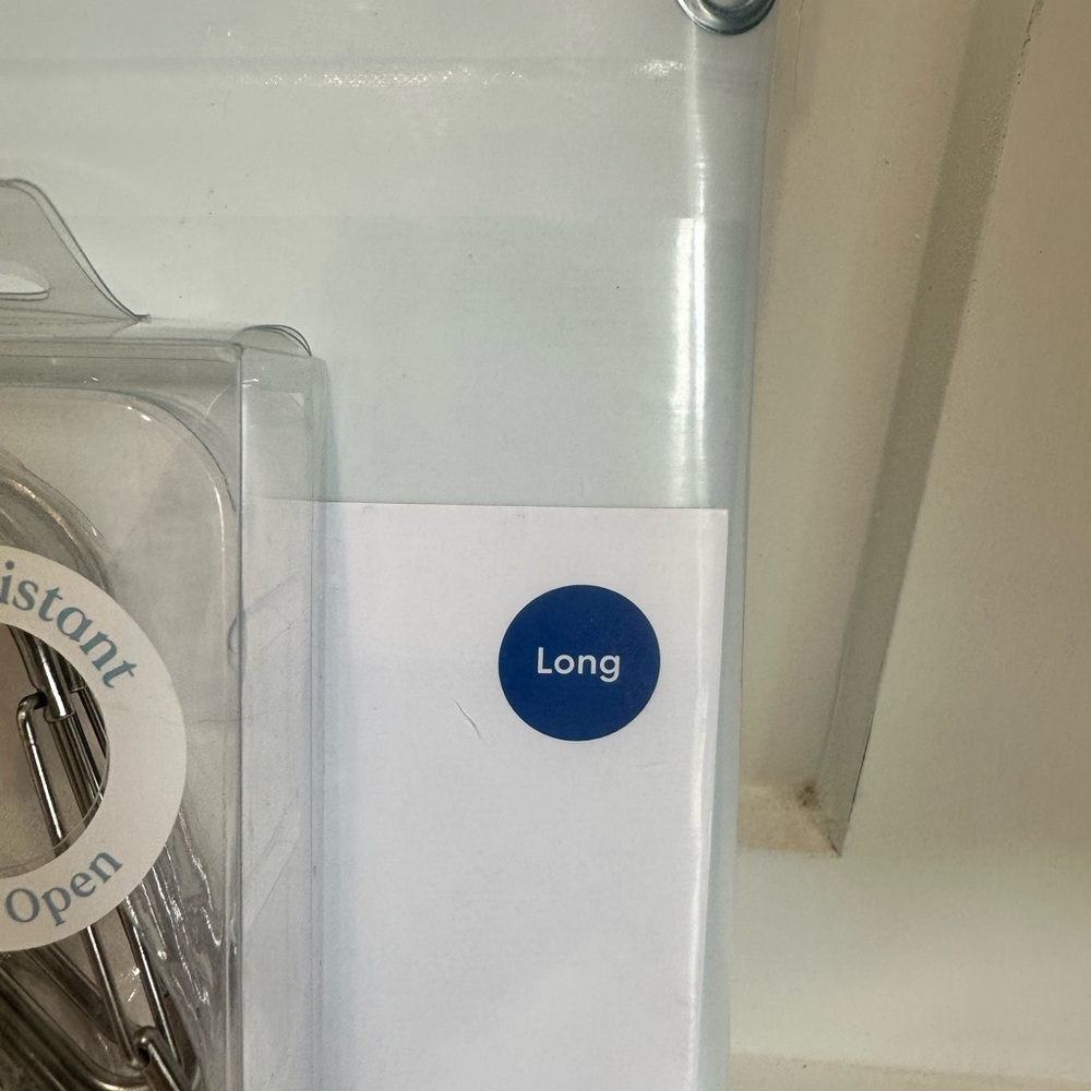 Simply Essential Long Shower Curtain Liner with Hooks Bin D - Picture 3 of 5